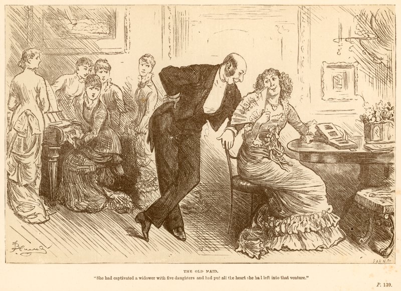 Die alte Jungfer von Frederick Barnard