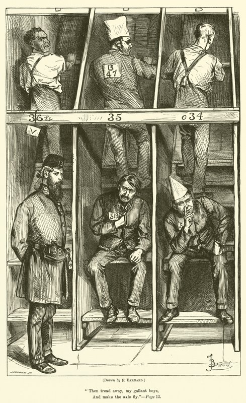 Das Tretmühlenlied von Frederick Barnard