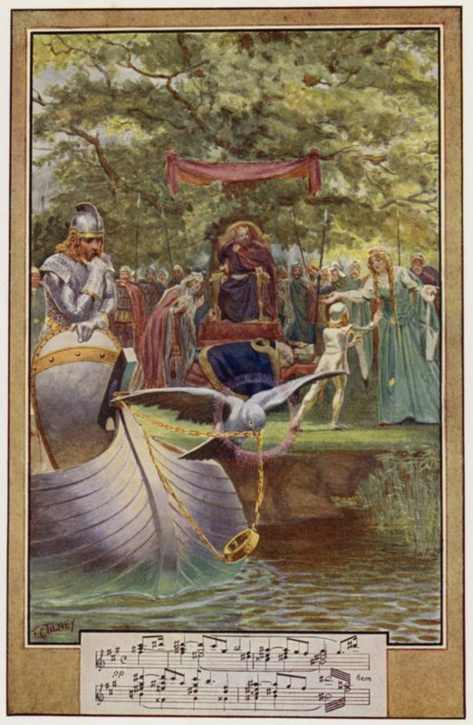Die Abreise von Lohengrin von Frederick Colin Tilney
