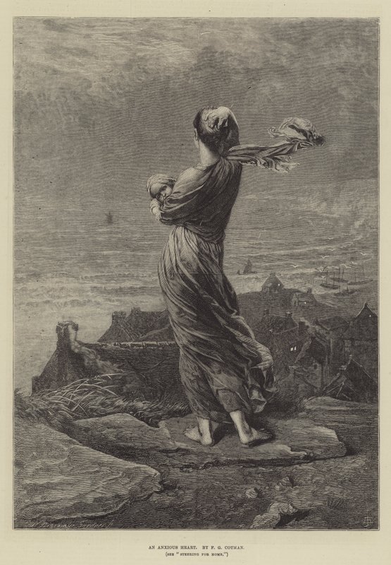 Ein ängstliches Herz von Frederick George Cotman