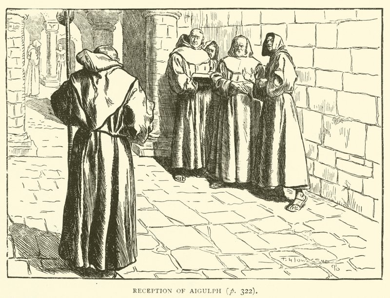 Empfang von Aigulph von Frederick Henry Townsend