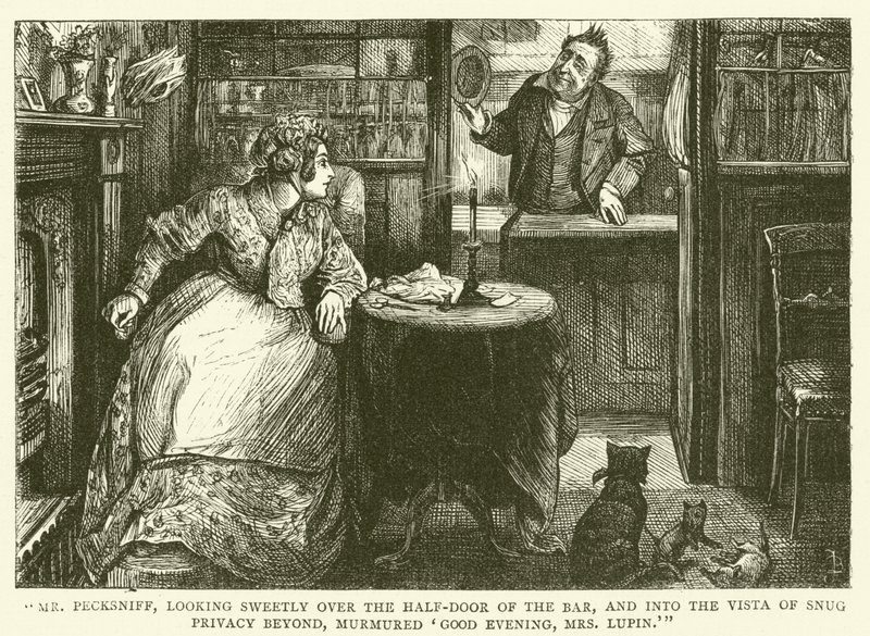 Illustration für Martin Chuzzlewit von Frederick L. Bernard