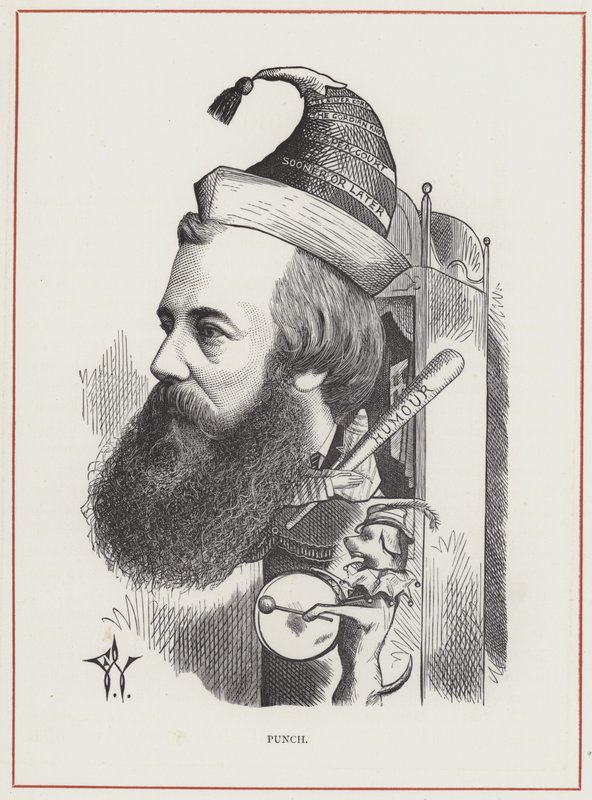 Shirley Brooks, Herausgeber von Punch von Frederick Waddy