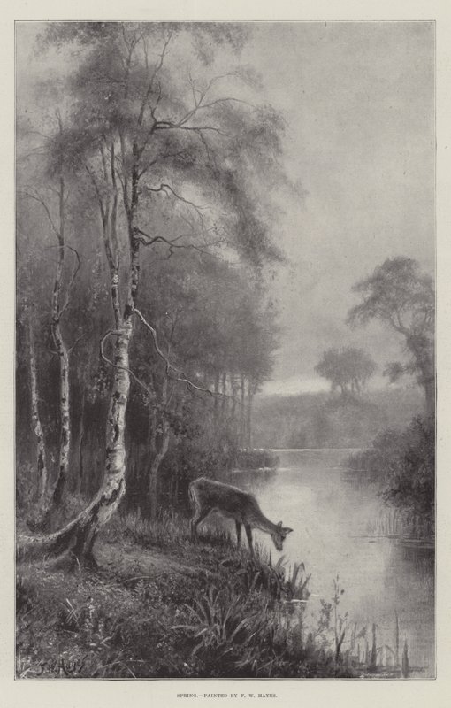Frühling von Frederick William Hayes