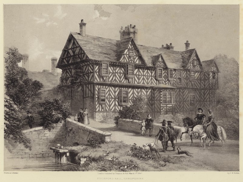 Pitchford Hall, Shropshire von Frederick William Hulme