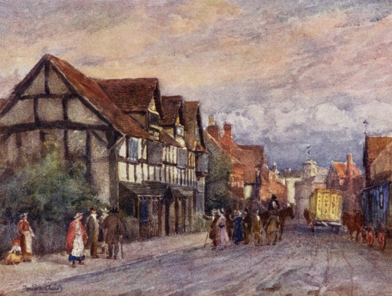 Shakespeares Geburtshaus von Frederick William Newton Whitehead