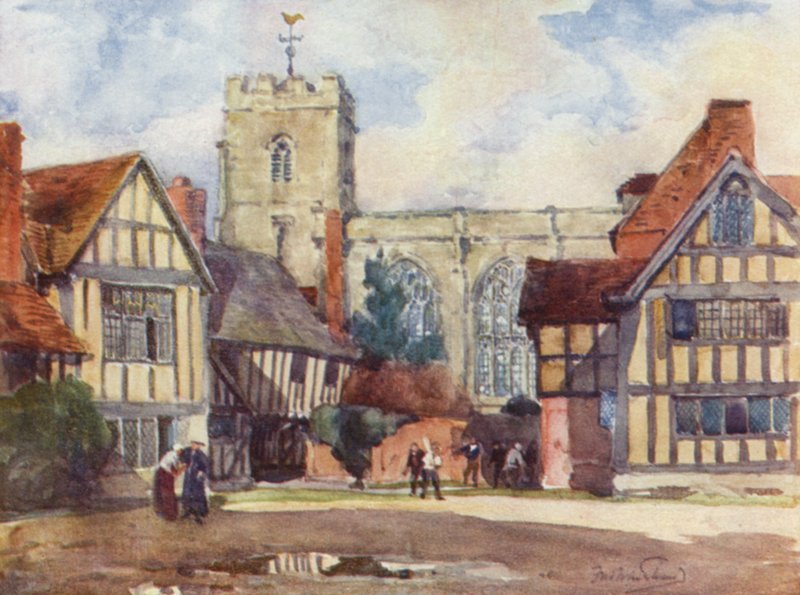 Stratford-upon-Avon, Die Grammar School von Frederick William Newton Whitehead