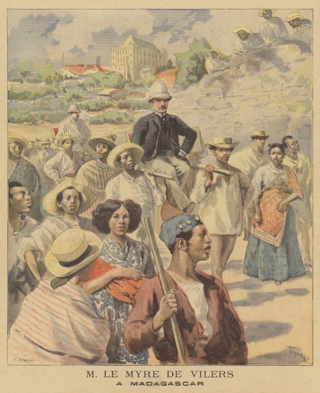 Charles Marie Le Myre de Vilers in Madagaskar von French School