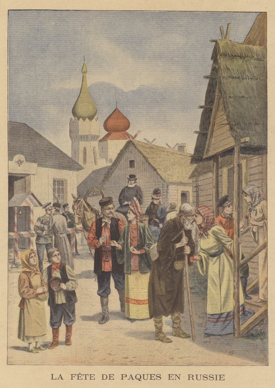 Ostern in Russland von French School