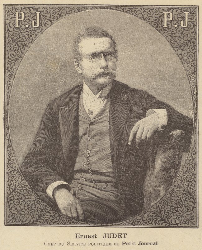 Ernest Judet, Leiter der Politikabteilung des Petit Journal von French School