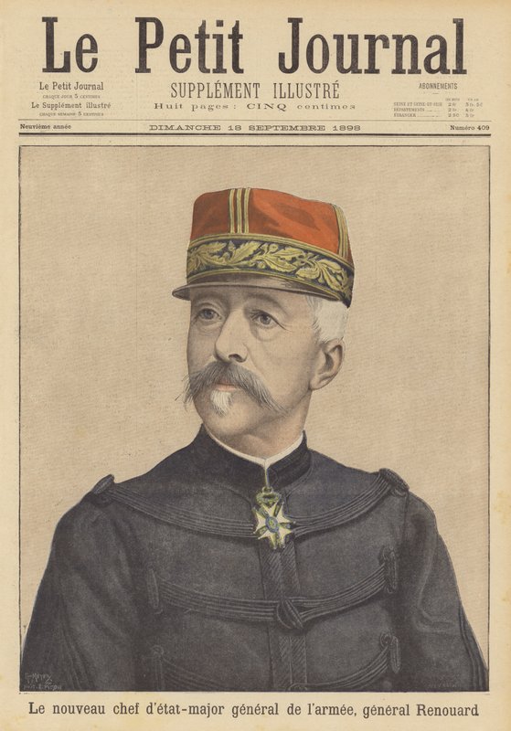 General Renouard, neuer Generalstabschef der französischen Armee von French School