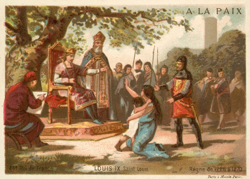 Ludwig IX. von Frankreich von French School