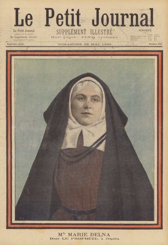 Marie Delna in der Oper Le Prophete an der Pariser Oper von French School