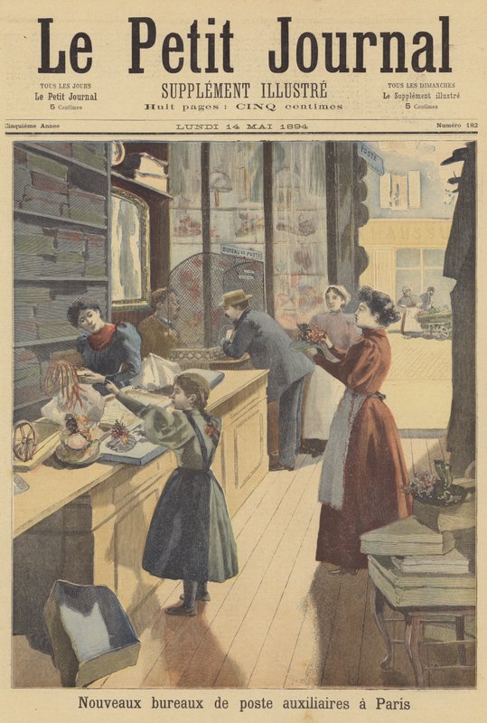Neue Hilfspostämter in Paris von French School