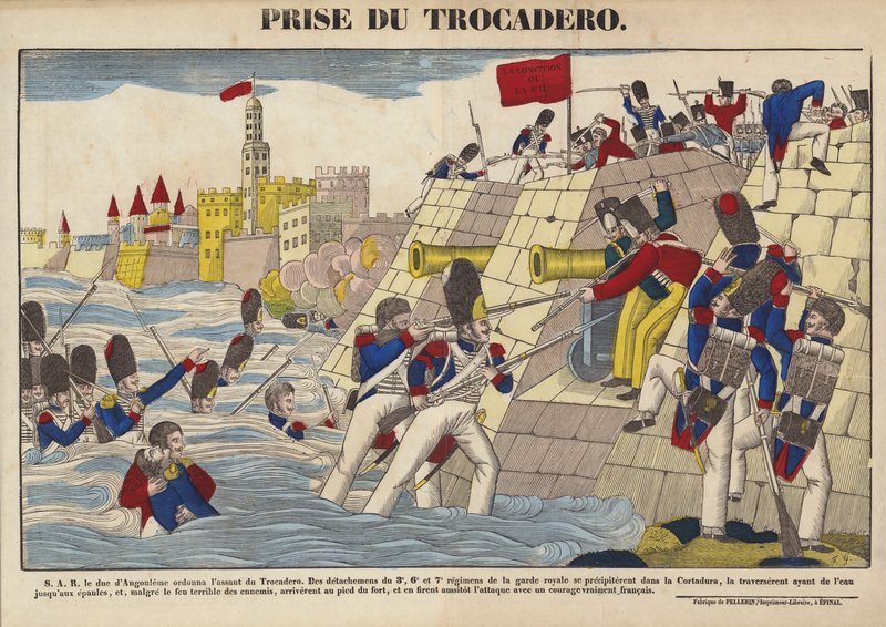 Einnahme von Trocadero von French School