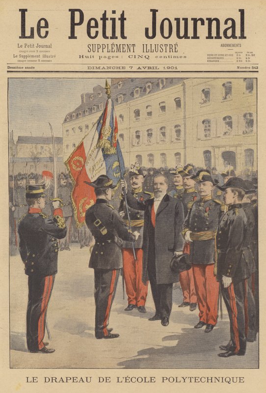 Die Fahne der École Polytechnique von French School