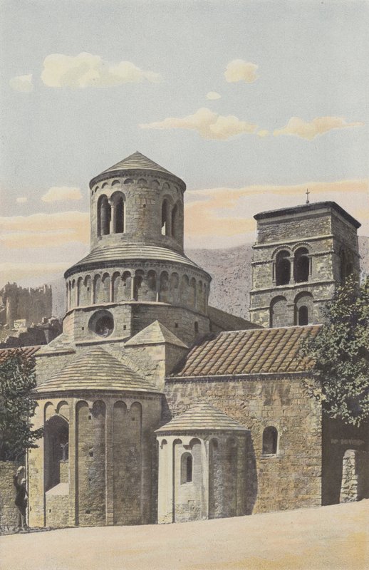 Cruas, Kirche, Nordostansicht von French Photographer