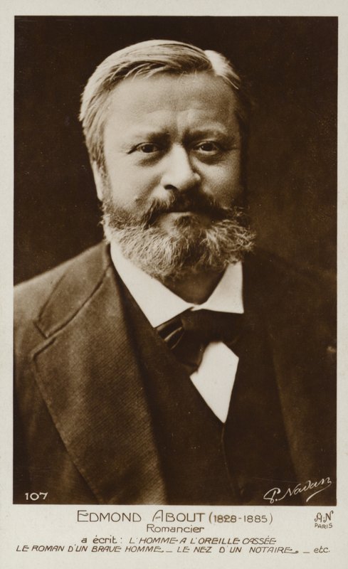 Edmond About (1828-1885), französischer Romanautor von French Photographer