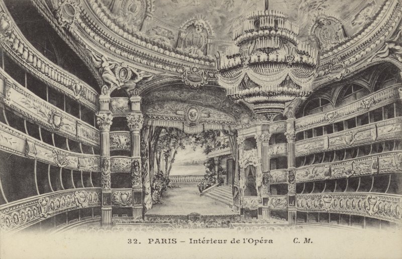 Innenraum der Oper, Paris von French Photographer