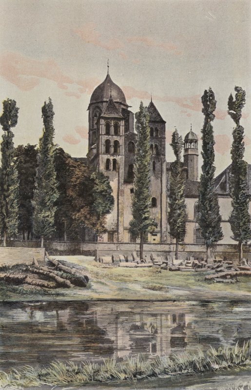 Paray-le-Monial, Kirche Gesamtansicht von French Photographer