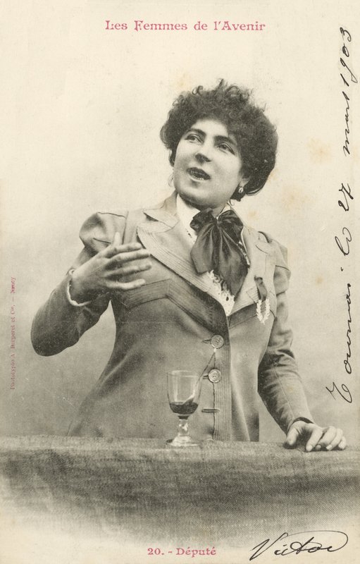 Parlamentarierin, Frau der Zukunft von French Photographer