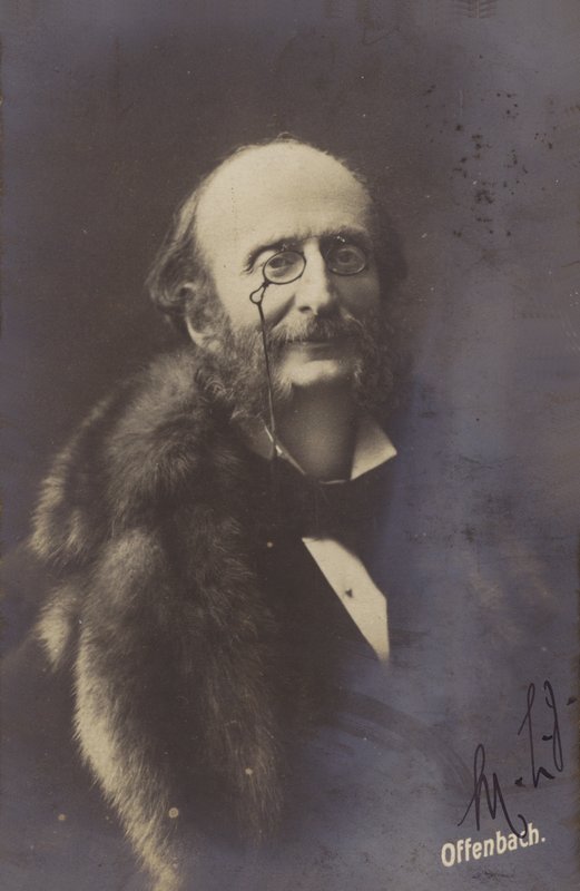 Porträt von Jacques Offenbach von French Photographer