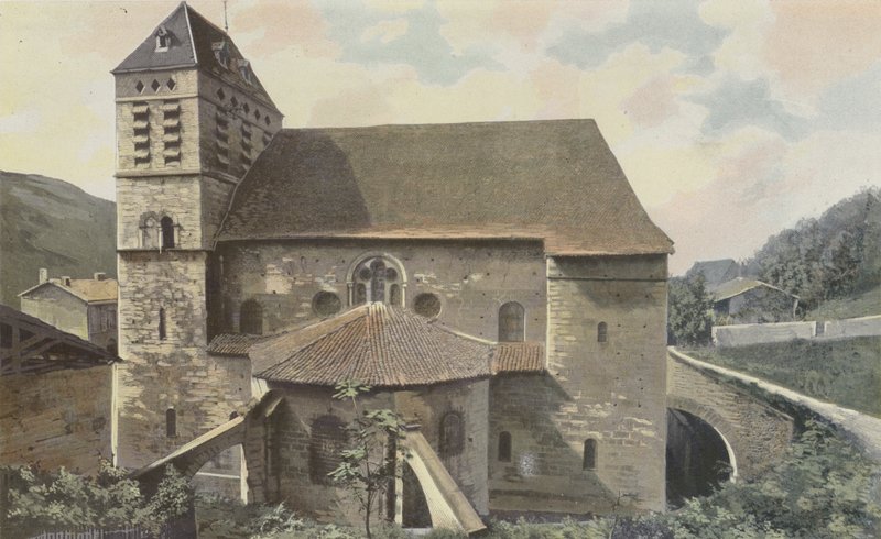 Saint-Chef, Kirche, Apsis von French Photographer