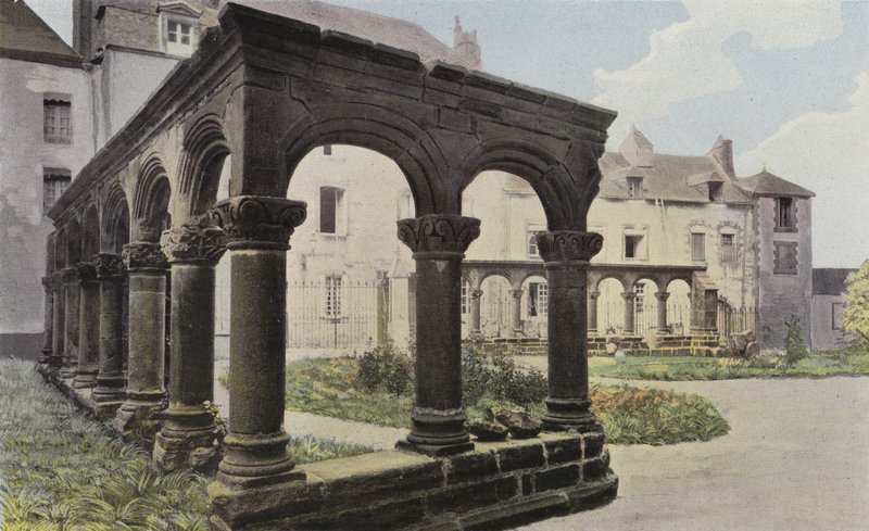 Vannes, Reste des alten Kreuzgangs von French Photographer