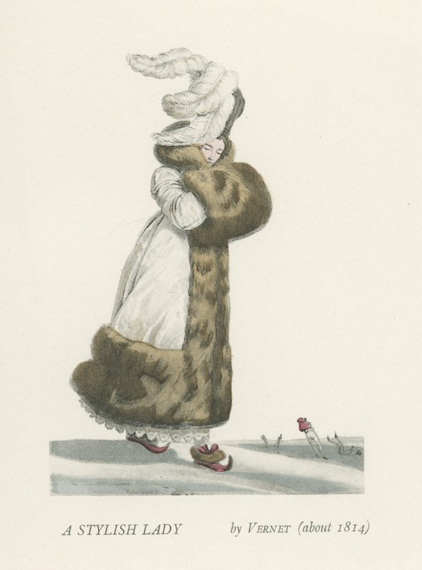 Eine stilvolle Dame (ca. 1814) von French School