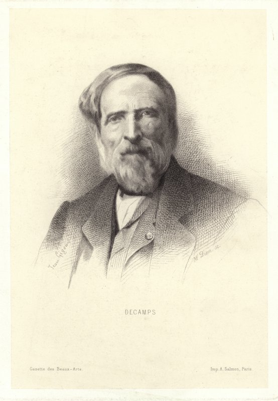 Alexandre-Gabriel Decamps, französischer Maler von French School