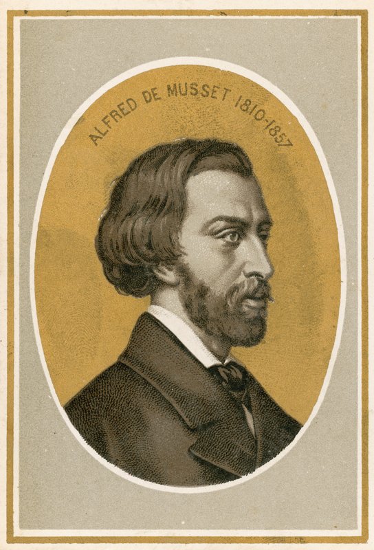 Alfred de Musset von French School