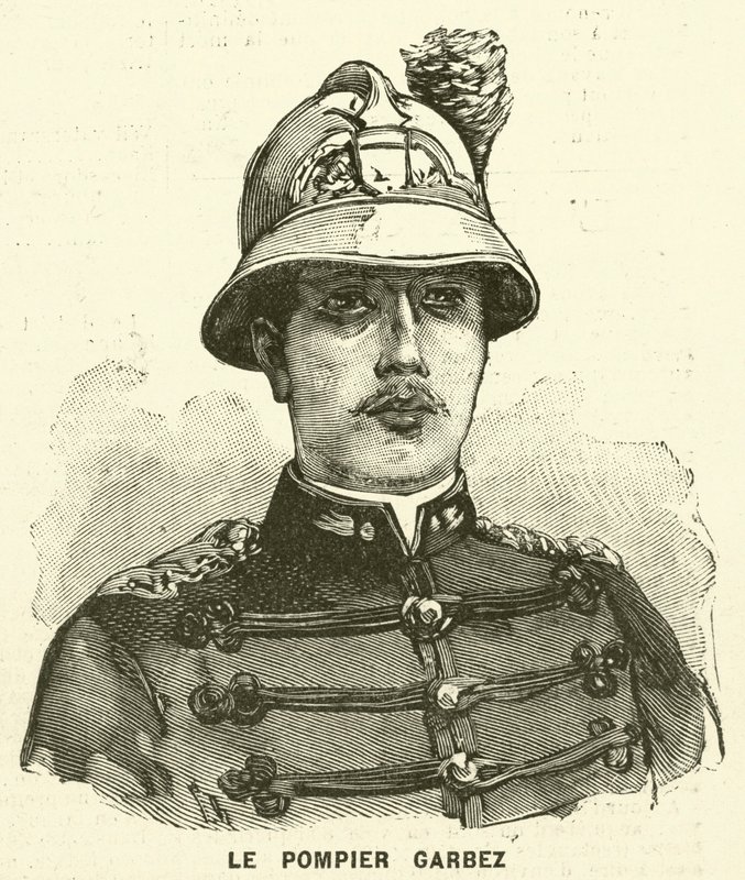 Alphonse Garbez, französischer Feuerwehrmann von French School