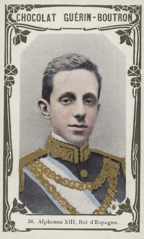 Alfons XIII., König von Spanien von French School