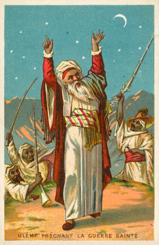 Ein Ulama predigt den Dschihad von French School