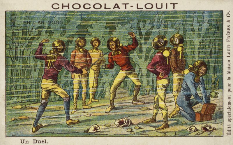 Ein Unterwasserduell im Jahr 2000 von French School