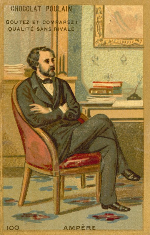 Andre-Marie Ampere, französischer Physiker von French School