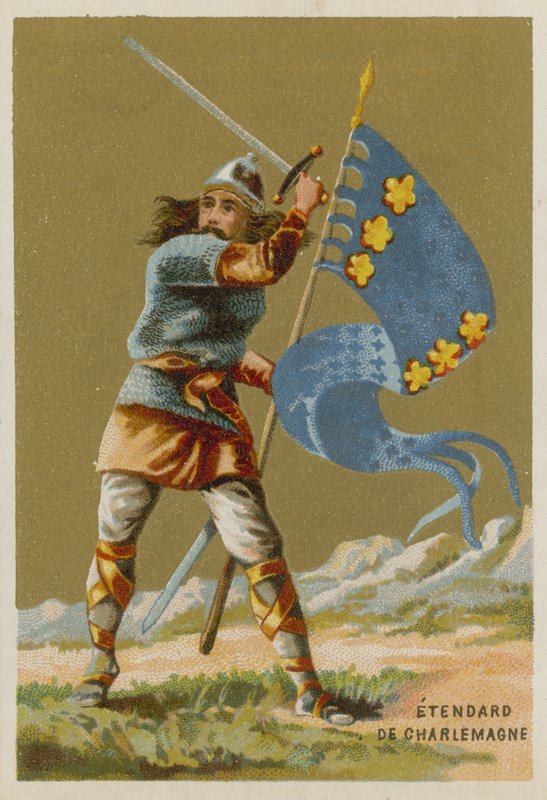 Banner von Karl dem Großen von French School
