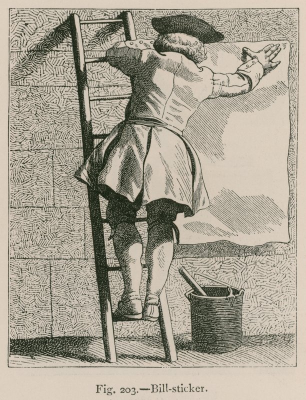 Plakatkleber von French School