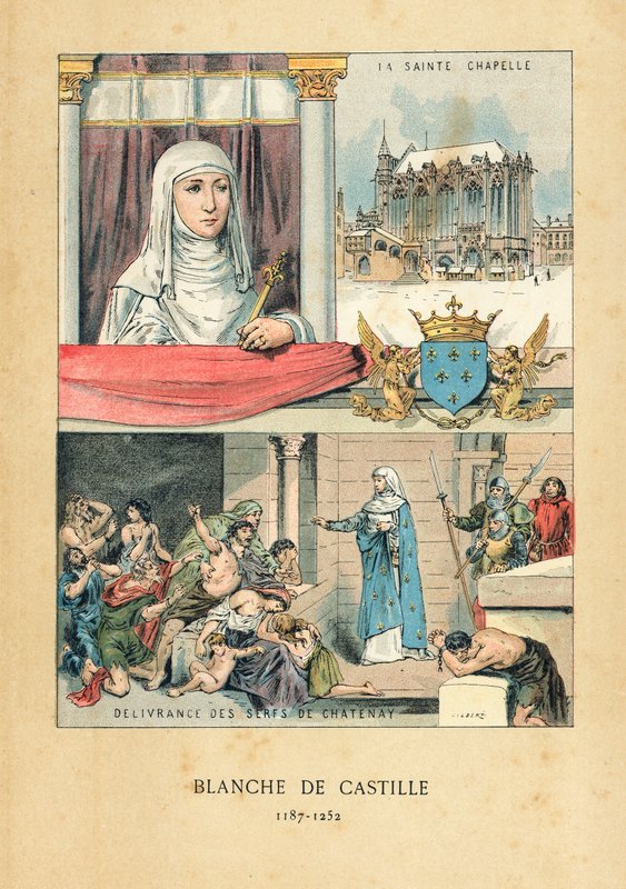 Blanche de Castille von French School
