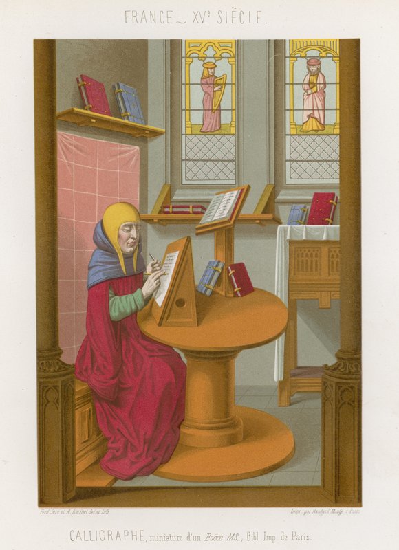 Kalligraf von French School