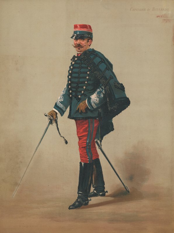 Husarenhauptmann von French School