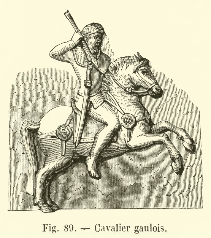 Gallischer Reiter von French School