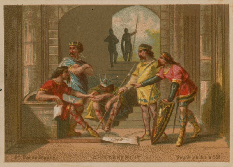 Childebert I., König von Frankreich (ca. 496-558) von French School