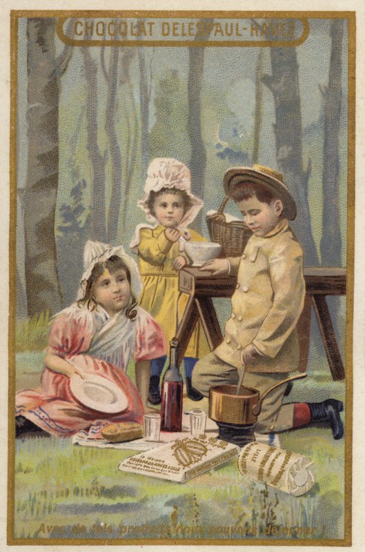 Picknick der Kinder von French School