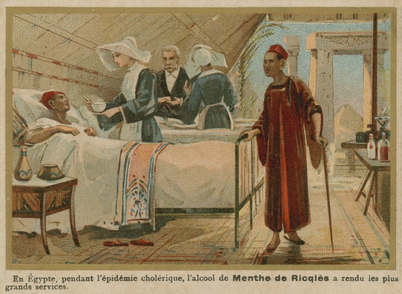 Cholera-Epidemie in Ägypten von French School