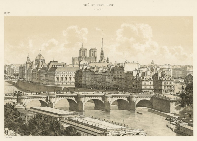 Cite und Pont-Neuf, 1878 von French School