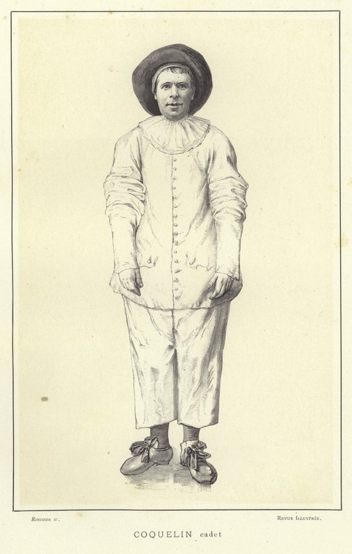 Coquelin cadet, französischer Schauspieler von French School