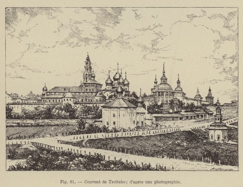 Kloster von Troitzko von French School