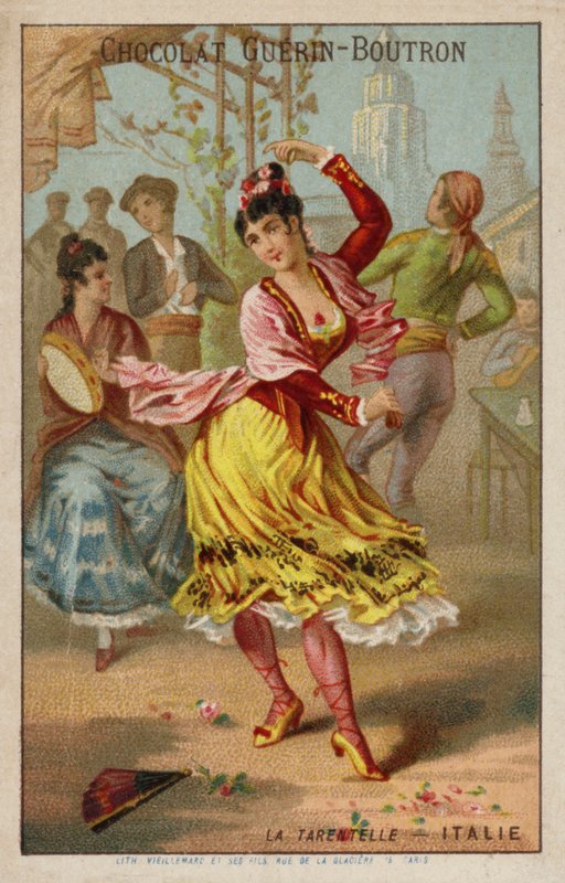 Tarantella-Tanz, Italien von French School