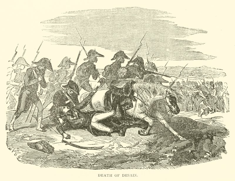 Tod von Desaix (Stich) von French School